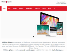 Tablet Screenshot of officine-iphone.com